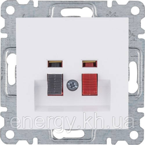 Розетка акустична Hager Lumina Білий, фото 1