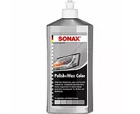 Цветной полироль с воском серый 250 мл SONAX Polish&Wax Color NanoPro