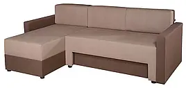 Кутовий диван "Ліра" (беж + кор, 206х133 см)  Модерн