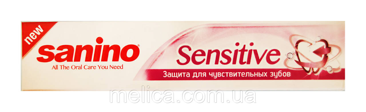 Зубная паста Sanino Sensitive Защита для чувствительных зубов - 50 мл. - фото 1 - id-p264032954