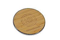 Беспроводная зарядка WoodbooD Wireless Charge Smart Silver