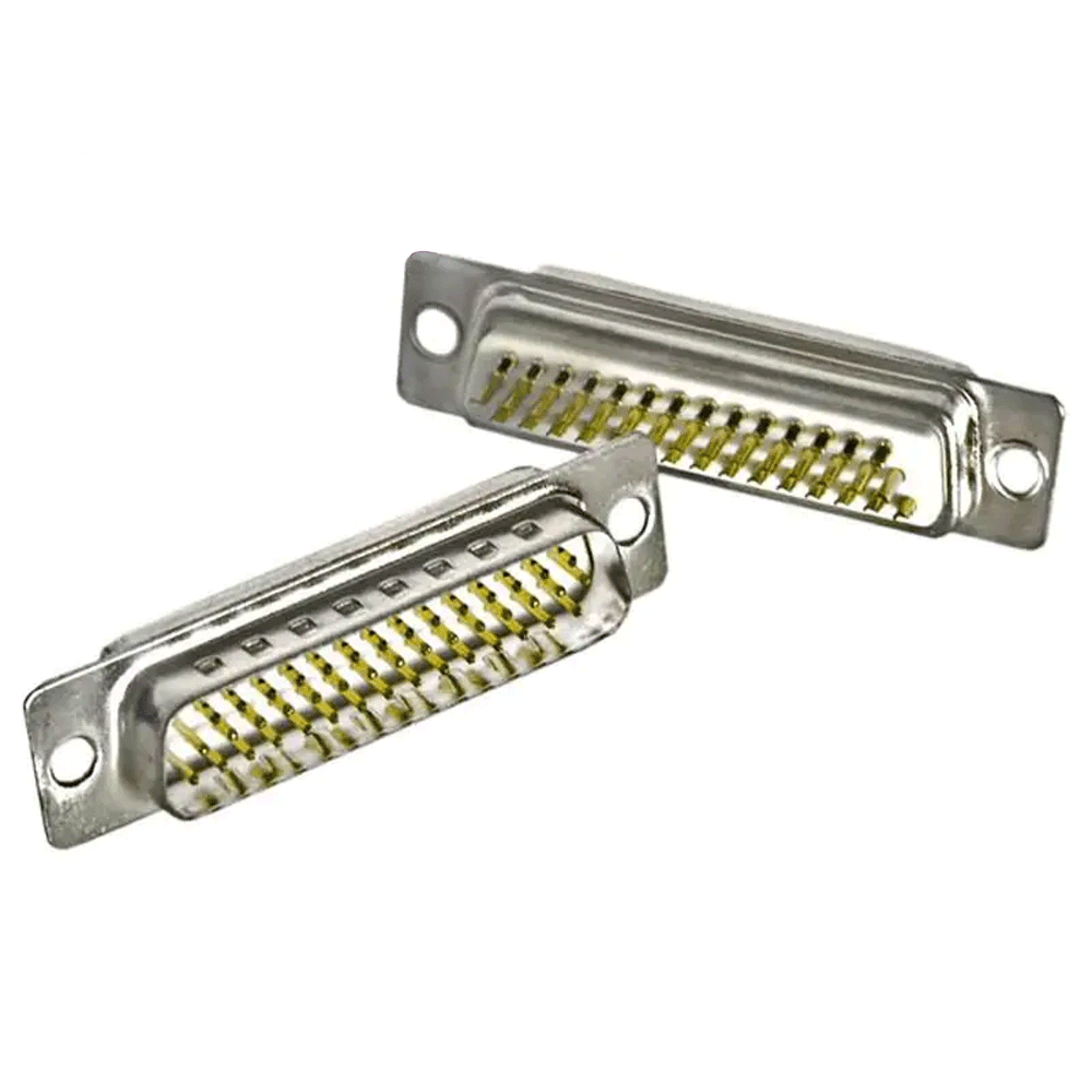 Роз'ем 44 контакти вилка (тато) для пайки на кабель (DHS-44M), фото 1