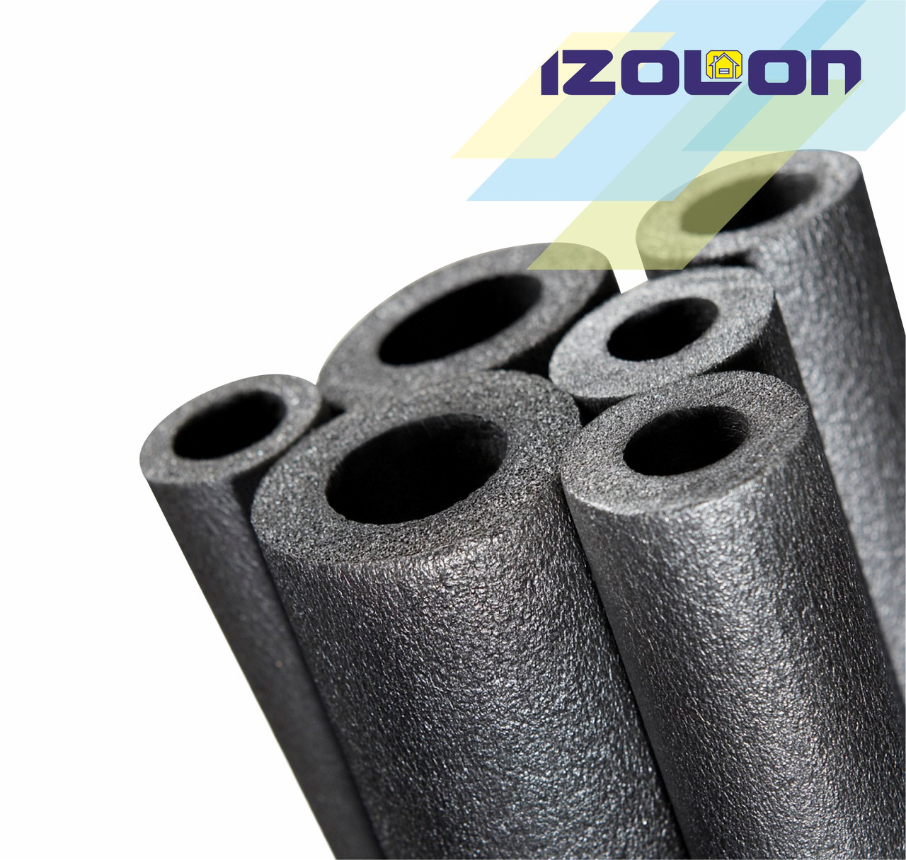 Трубная изоляция IZOLON AIR внутренний диаметр 35 мм стенка 13 мм из вспененного полиэтилена - фото 2 - id-p1628939458