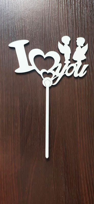 Топер "I love you"