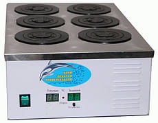 Баня водяна БВ-30 (шестимісна для колб і три штатива для пробірок на 99 шт.)