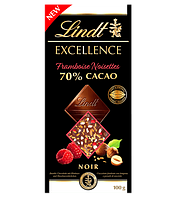 Шоколад Lindt Ехсеllence 70% малина - миндаль