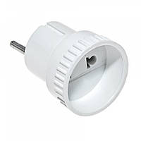 Перехідник живлення US/EU білий EMP