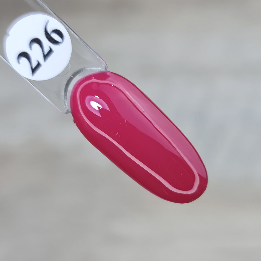Гель лак для нігтів червоно розовий 8мл Sweet Nails №226