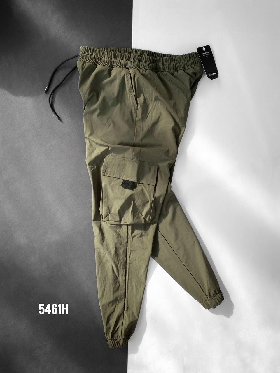 Мужские Спортивные Штаны Цвета Хаки Легкие Брюки с Накладными Карманами ...