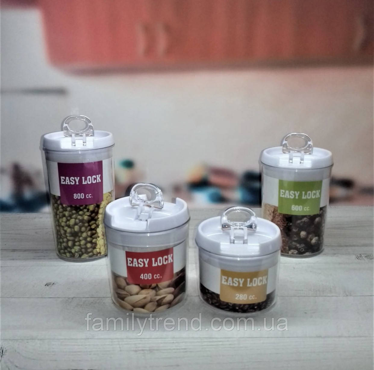 Набор емкостей для сыпучих продуктов 4шт Frico FRU-830 Набор ...