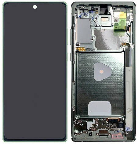 Дисплей Samsung Galaxy Note 20 N980, N981 с тачскрином и рамкой, оригинал 100% Service Pack, Green, фото 2