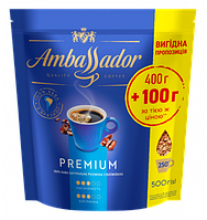 Растворимый кофе сублимированный Ambassador Premium 500 гр.