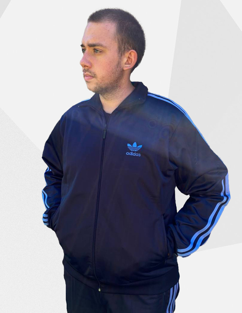 Чоловічий спортивний костюм адідас Класика блакитна 90-х Adidas Австрія Спортивні костюми великі розміри
