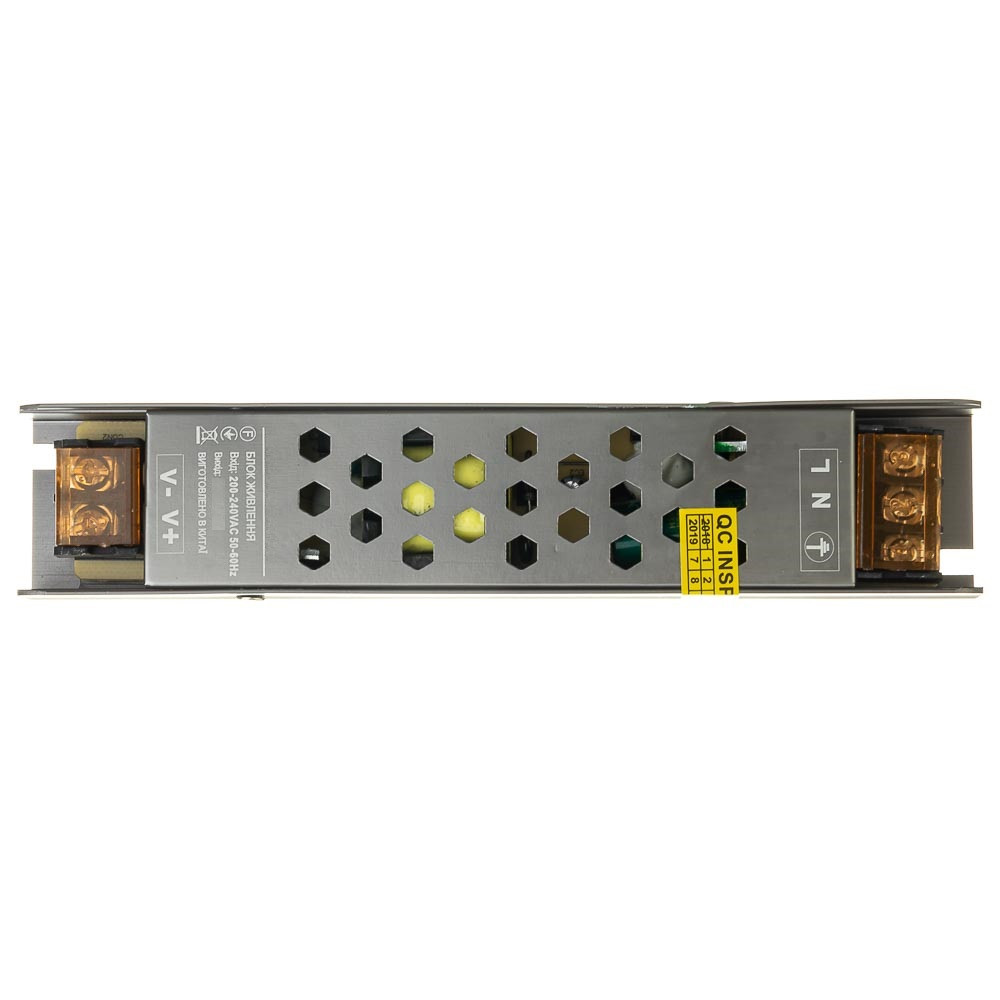 Блок живлення 24V, 60W, 2.5А, металевий корпус, IP20, негерметичний, для внутрішнього застосування.