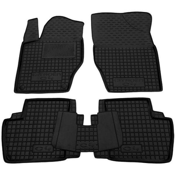 Резинові килимки в салон Citroen C4 2010-, фото 1