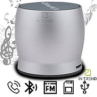 Колонка AWEI Y500 Серая Беспроводная портативная Музыкальная акустическая Bluetooth система AUX / FM /
