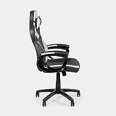Комп'ютерне крісло Barsky SD-17 Sportdrive Game White/Black, геймерське крісло, фото 4