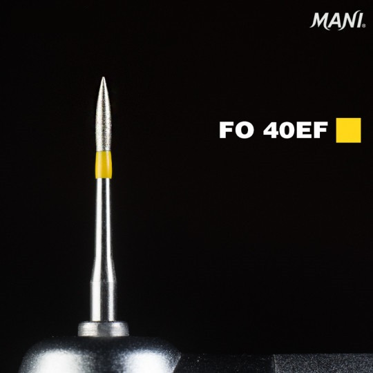 Алмазний бор FO-40EF. Полум'яподібний