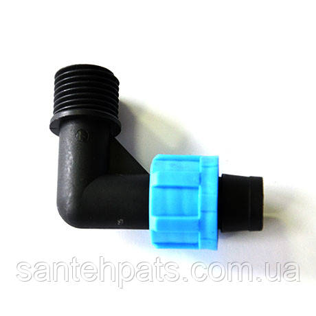 Кут крапельної стрічки із зовнішньою різзю1/2" SL-002.3(1/2"), фото 1