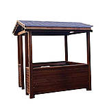 Дерев'яна альтанка 2 на 2 м, розбірна (на 6-8 осіб) "Бангкок", фото 2