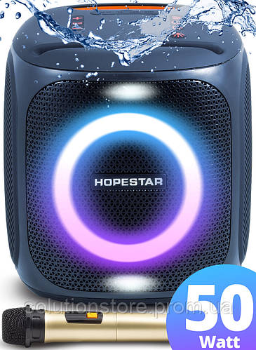 Колонка Hopestar H-100 Party Синяя портативная акустическая Bluetooth ...