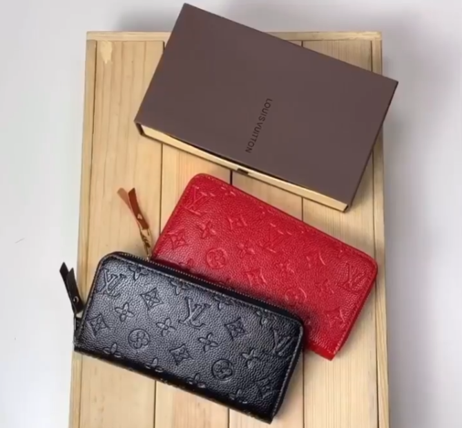 Великий гаманець CLÉMENCE WALLET на блискавці #0811 PU-шкіра Чорний
