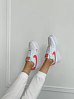 Женские кроссы белые Nike Air Force. Модные кроссовки женские Найк Аир Форсе.