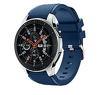 Ремешок на Смарт-часы Samsung Galaxy Watch 46 mm ( Gear S3 Classic,Frontier).Синий
