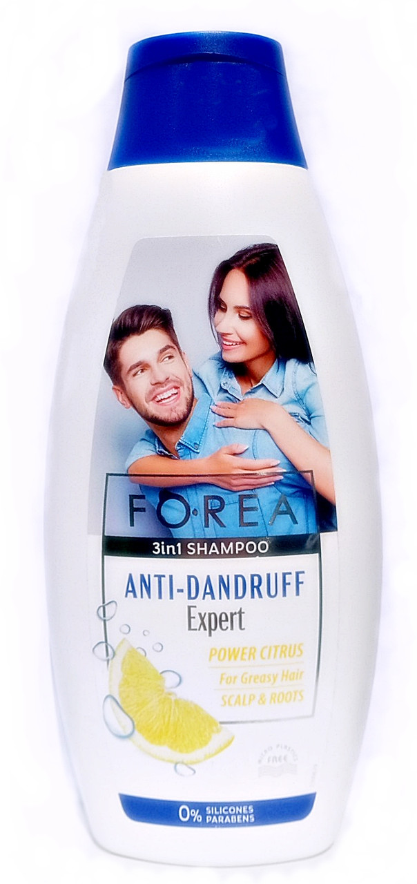 Шампунь проти лупи FOREA  Anti-dandruff Expert з лимоном 500мл.