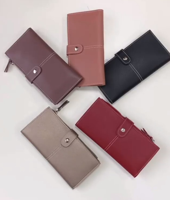 Великий гаманець з відділом для дріб'язку на кнопці-клапані (0836) Зелений, фото 1