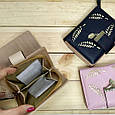 Невеликий стильний гаманець із перфорацією застібка на кнопці 0842 Рожевий, фото 2