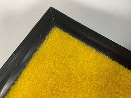 Килим на гумовій основі Метрополіс жовтий