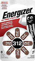 Батарейка Energizer Zinc Air 312 DP 8/48шт (Zinc Air 312DP ZA312 PR41 AC312 DA312 312A 312HP PR312)