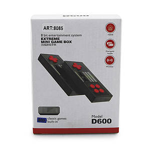 GAME D600 ігрова приставка HDMI з бездротовими джойстиками, фото 3
