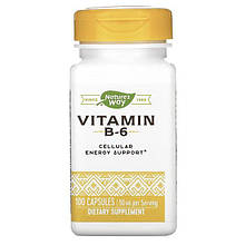 Вітамін B6 50 мг 100 капсул Nature's Way