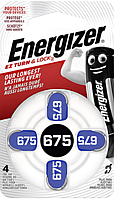 Батарейка Energizer Zinc Air 675 DP 4/24шт (Zinc Air 675DP ZA675 PR44 AC675 DA675 675A 675HP PR675)