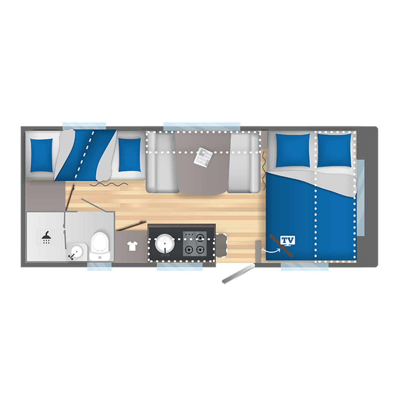 Дом на колесах Caravelair Artica 496 Family - фото 3 - id-p1629015135