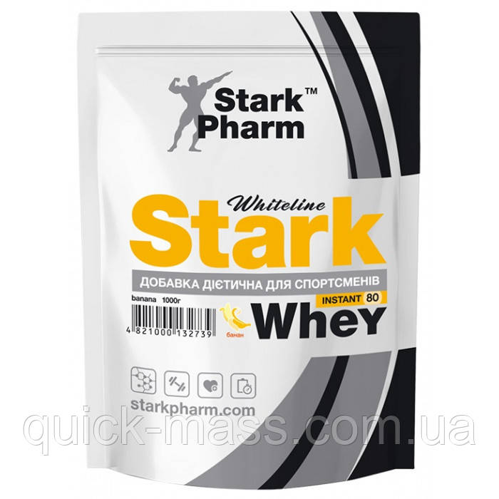 Протеїн без смаку Stark Pharm Stark Whey 80 (WPC 80) 1000 g