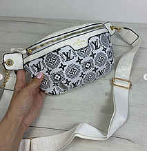 Сумка поясна / бананка (1790) Біла