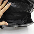 Шкіряна сумка "Boy" фасон стьобаний КТ-951-Р Чорна, фото 10