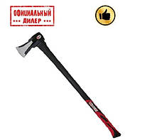 Колун кованый 2200 г, ручка из фибергласса INTERTOOL HT-0275 Колун для дров