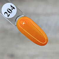 Гель лак для ногтей Sweet Nails оранжевый №204 8 8мл
