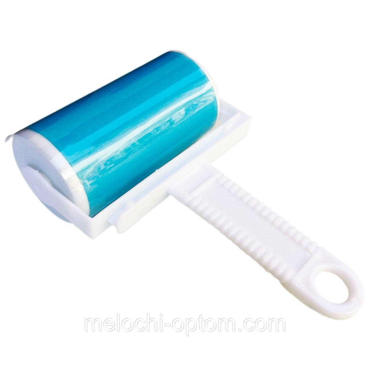 Ролик для чищення одягу багаторазовий силіконовий (без відривів) + чохол 17x11x5,7 см (Кольори в асортименті)