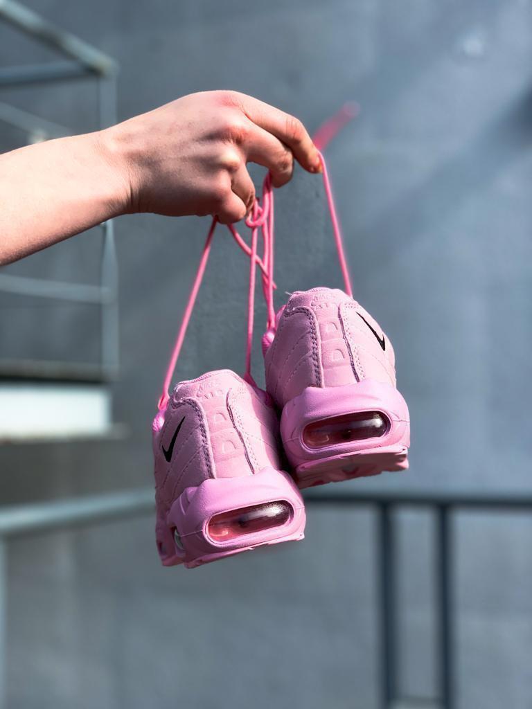 Кросівки жіночі Nike Air Max 95 Pink «Black Logo» Size 39