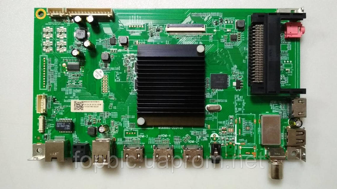 テレビ MIE039 Плата main MS68860-ZC01-01 (M09) к телевизору KIVI 65U710KB