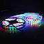 Світлодіодна стрічка LED RGB 3528 12В, 300LED (5м) / Комплект для контурного підсвічування приміщення, фото 4