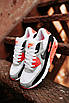 Кросівки чоловічі Nike Air Max 90 Black Grey Red 2 Size 44, фото 3