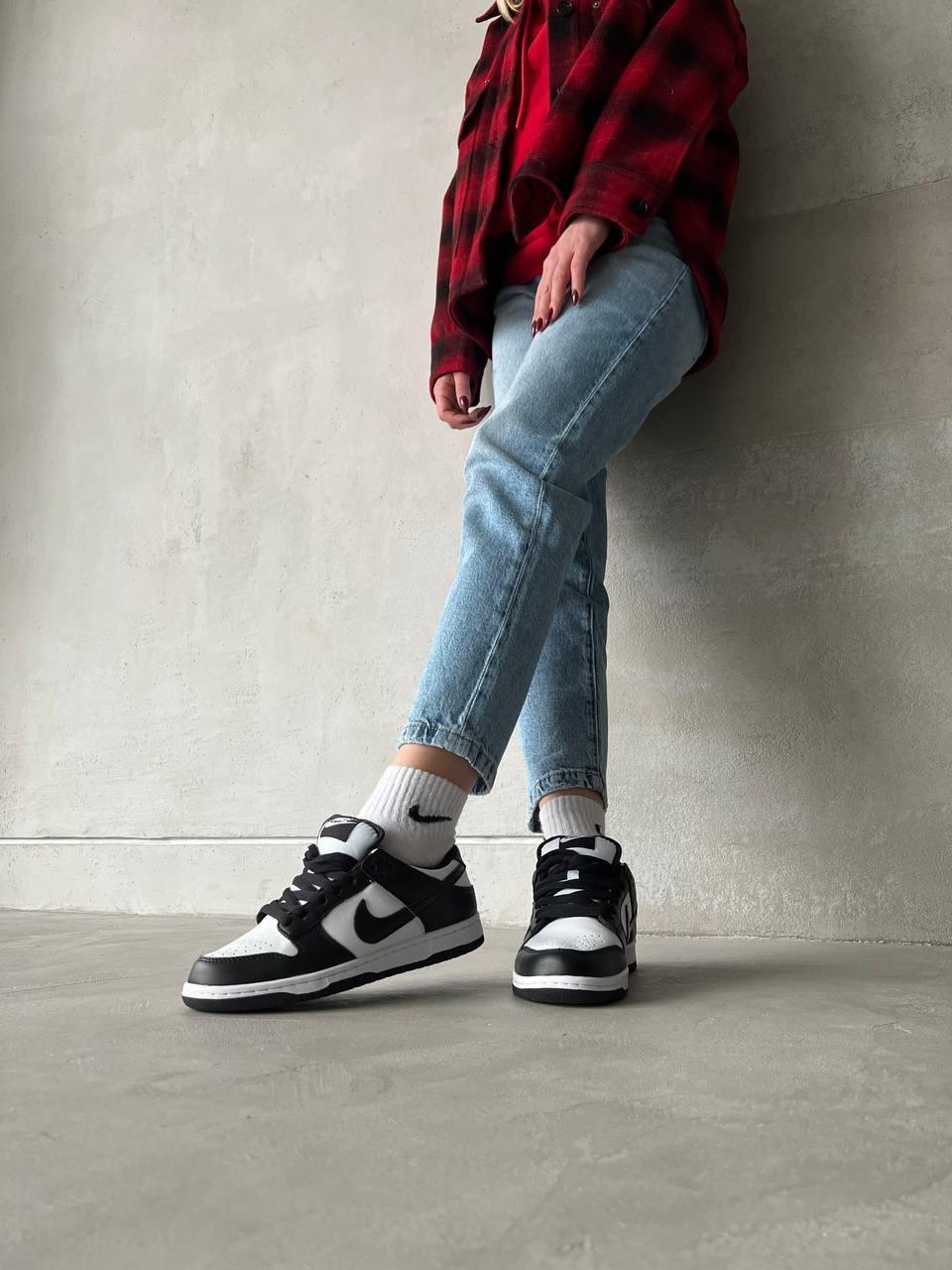 Кросівки чоловічі Nike Dunk Low Retro White Black Size 45