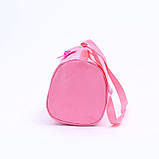 Рожева сумка-бочонок для танців. спортивна сумка для дівчаток, фото 2