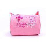 Рожева сумка-бочонок для танців. спортивна сумка для дівчаток, фото 3